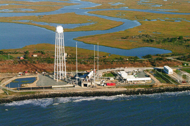 NASA Wallop Pad Looking West