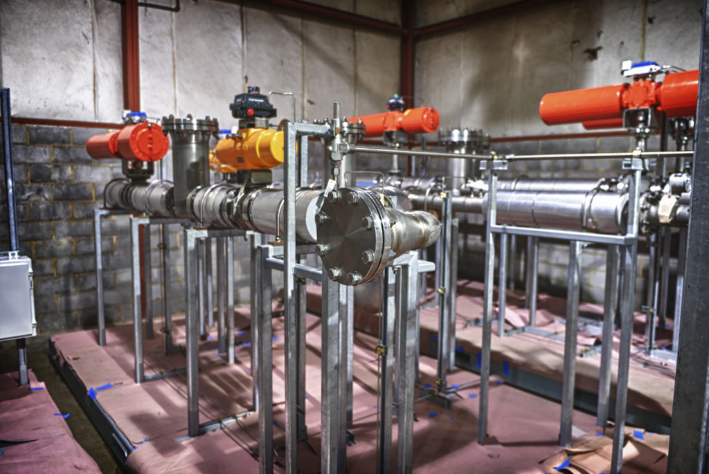 Process piping skid system.