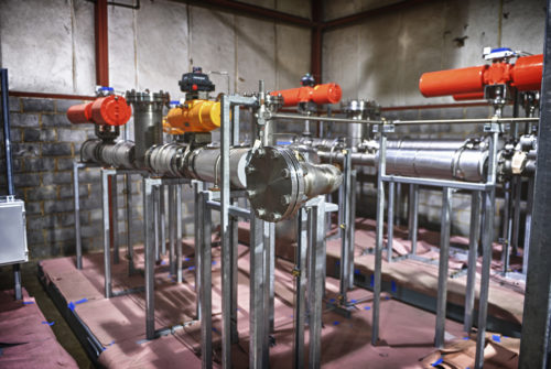 Process piping skid system.